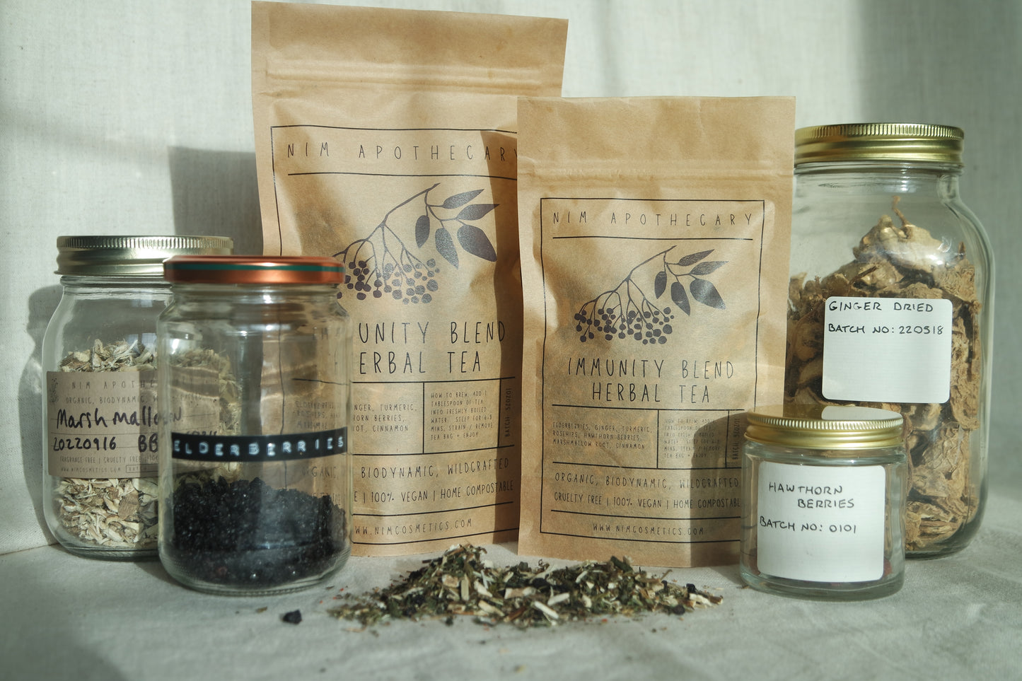 organic immunity blend herbal tea